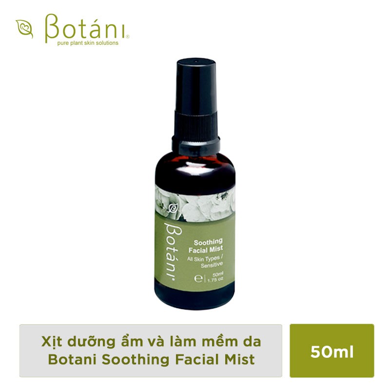 Xịt khoáng dưỡng ẩm & làm mềm da Botani Soothing Facial Mist 50ml