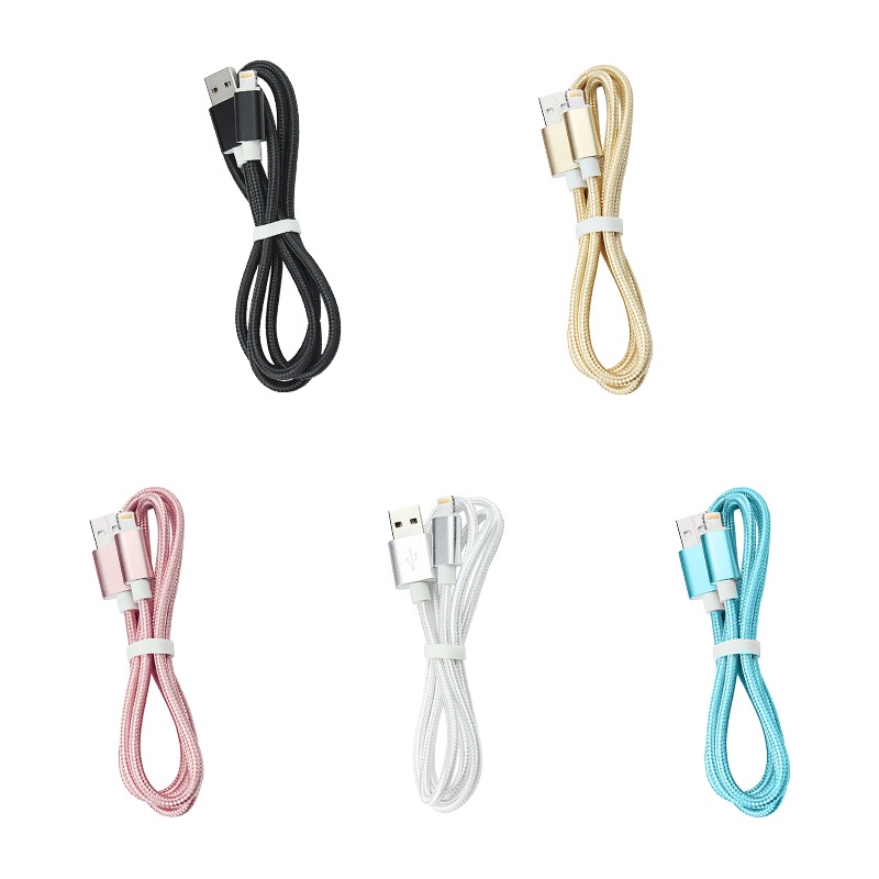 Mobile Cáp Sạc Truyền Dữ Liệu Dây Tết Đầu Usb Cho Điện Thoại