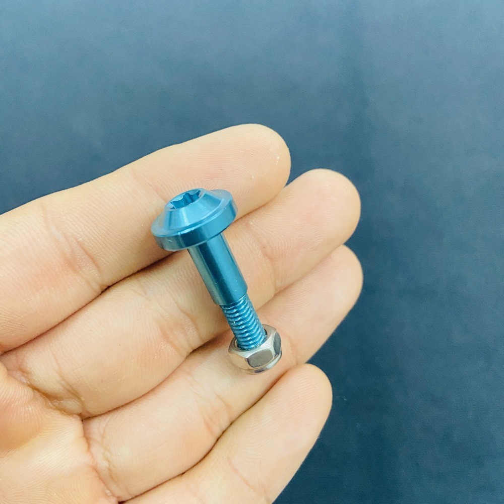 [ỐC KIỂU] ỐC KIỂU NHÔM CNC GẮN CỐT TAY THẮNG XE MÁY ĐỘ LÊN MÀU SẮC RỰC RỠ