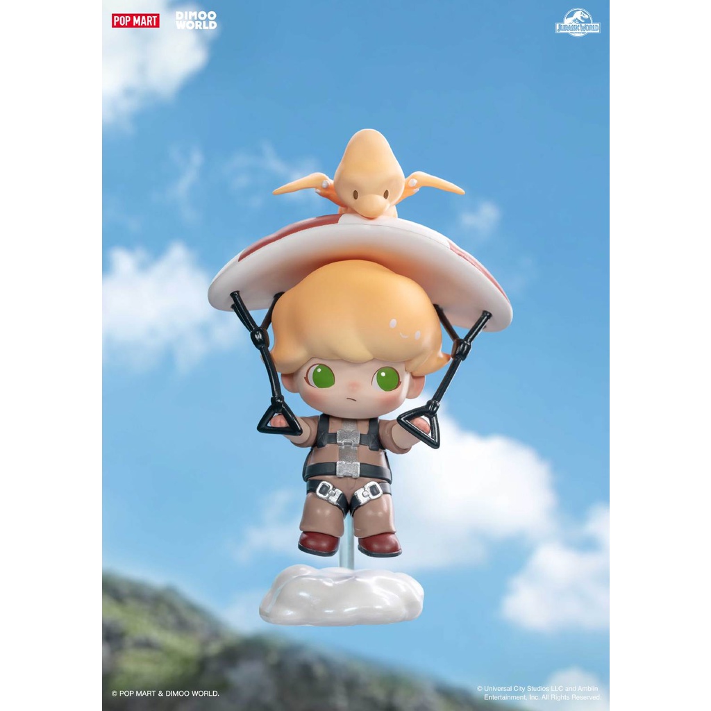 Mô Hình Nhân Vật pop mart popmart dimoo jurassic world series Dễ Thương