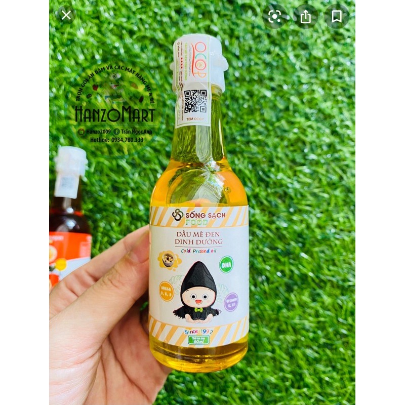 Dầu mè đen dinh dưỡng cho bé ăn dặm 60ml