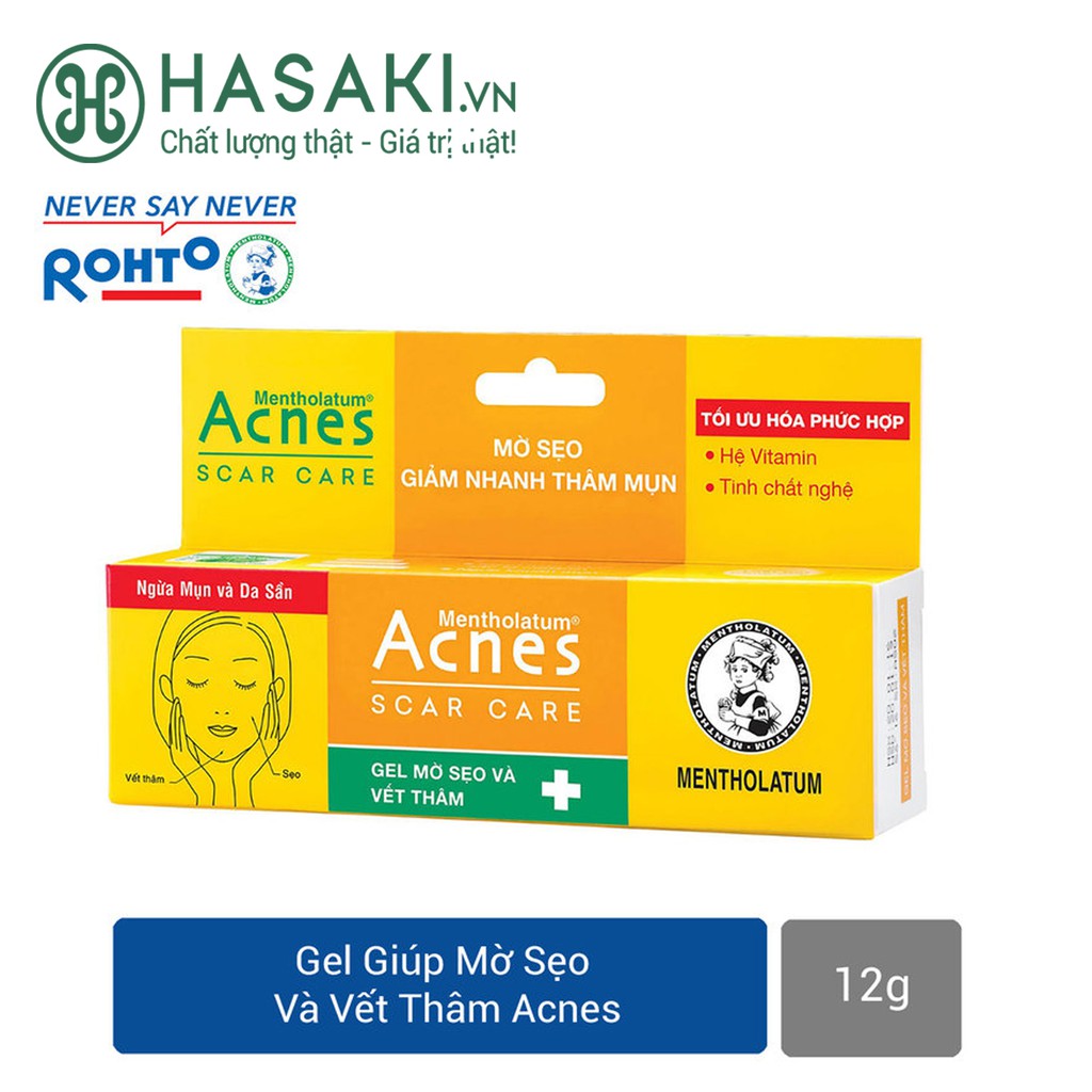 Gel Giúp Mờ Sẹo Và Vết Thâm Acnes Scar Care 12g