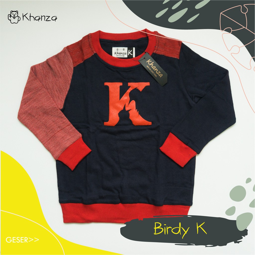 Áo Sweater I UNISEX BABYTERRY cho bé trai 3-10 tuổi