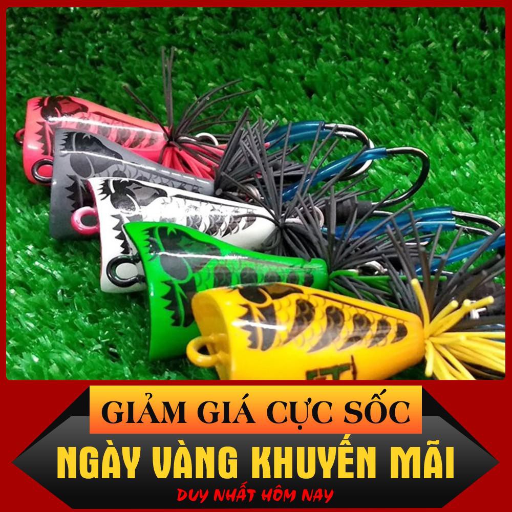 [Siêu Sốc] Chăm KA - NL01 Mồi nhái giả câu lure cá lóc hiệu quả Thái Lan - bằng gỗ