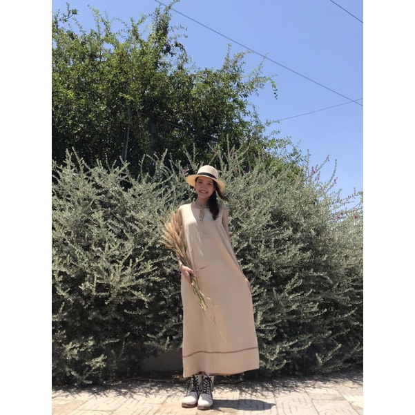 Đầm maxi phong cách Mori girl basic