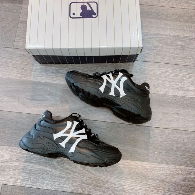 Giày thể thao mlb NY trắng cao cấp