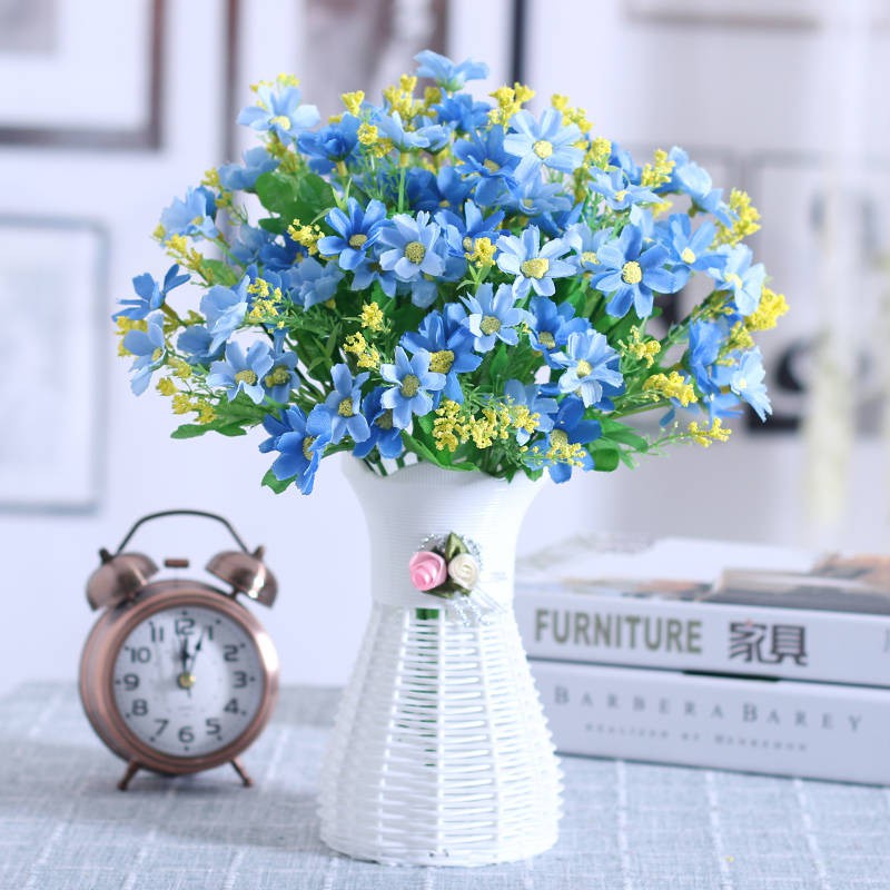 Mô phỏng hoa giả hoa bàn phòng ngủ phòng khách trang trí nội thất hoa lụa hoa tủ đồ trang trí sáng tạo thủ công mỹ nghệ