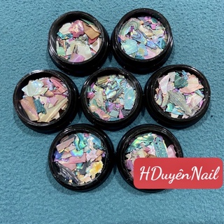 1 hũ Xà cừ vân thường trang trí móng tay nail( gửi đi 1 hũ như hình cuối)