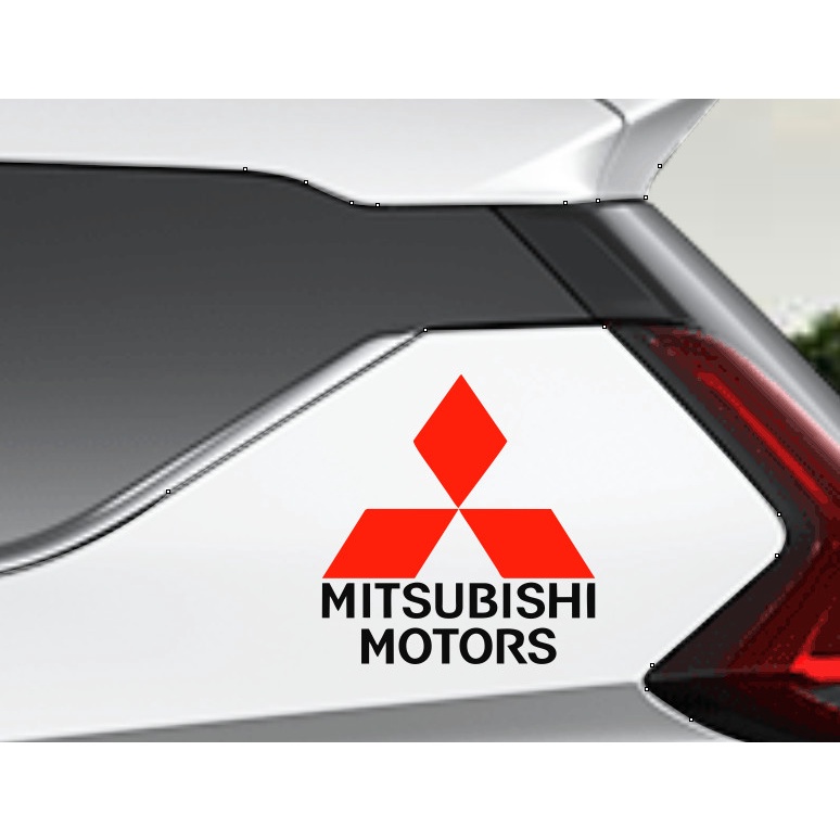 Tem thể thao trang trí xe Xpander kèm quà tặng logo Mitsubishi