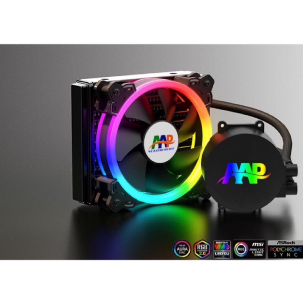 Bộ Tản Nhiệt Nước AIO AAP 12025 LED RGB 12cm