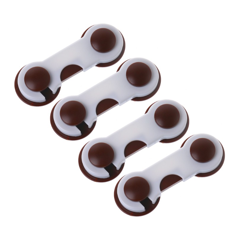 Set 4 khóa cài cửa tủ giữ an toàn cho bé