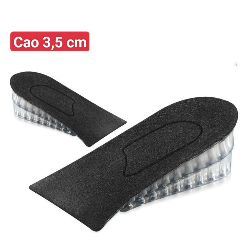 1 cặp Bộ lót giày độn đế tăng chiều cao silicon cho nam nữ rất êm chân