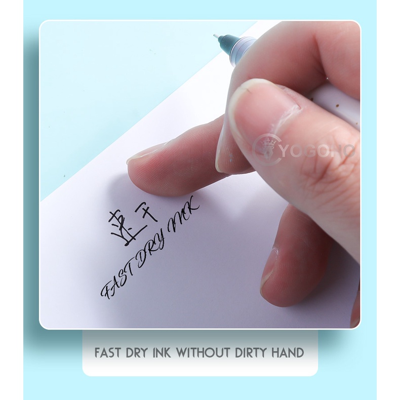 Bộ 8 Bút Mực Gel Thiết Kế Dễ Thương Cho Học Sinh