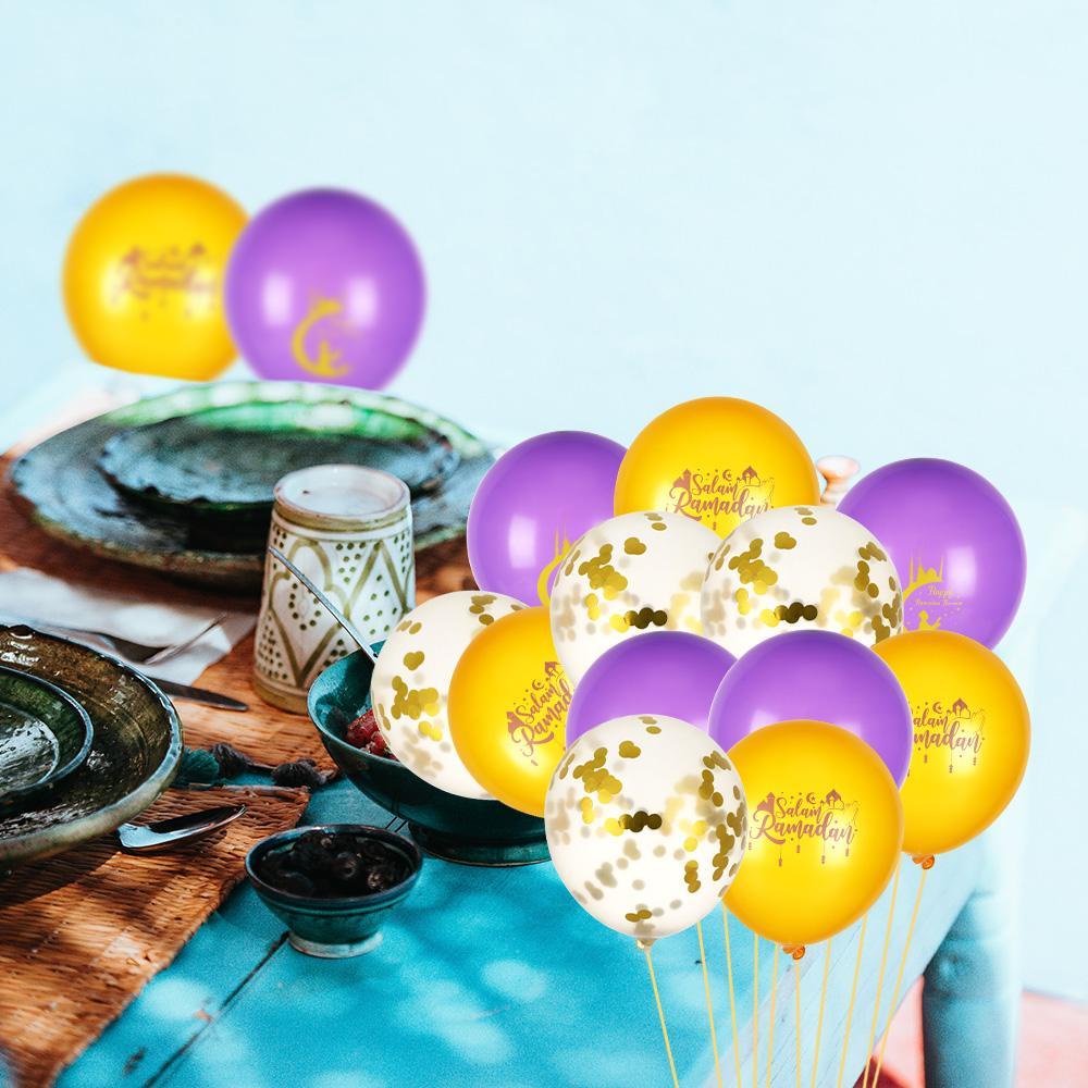 PINEVN Bong Bóng Hình EID Mubarak Trang Trí Tiệc