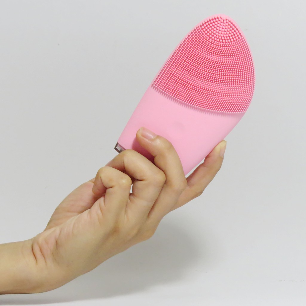 Máy Rửa Mặt Mini Cầm Tay Massage Mặt Silicon Siêu Sạch Binzim BZ0719