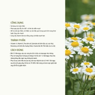 Dầu massage (dầu rạn da) Sam Natural