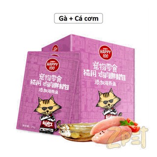 MB28 Pate mèo Wanpy (Happy 100) 700gr 12