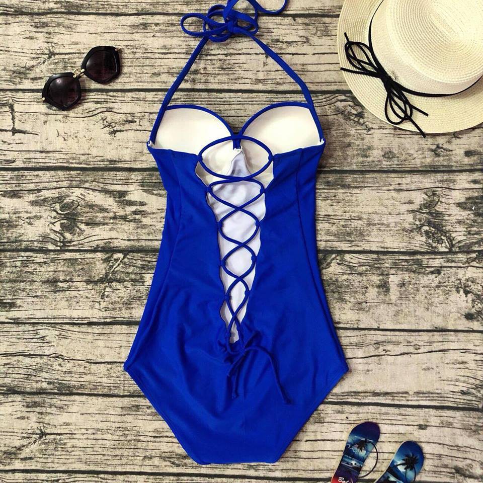 Bikini Liền Thân Hở Lưng Đan Len Nhiều Dây CL03 | Zazi Bikini | BigBuy360 - bigbuy360.vn