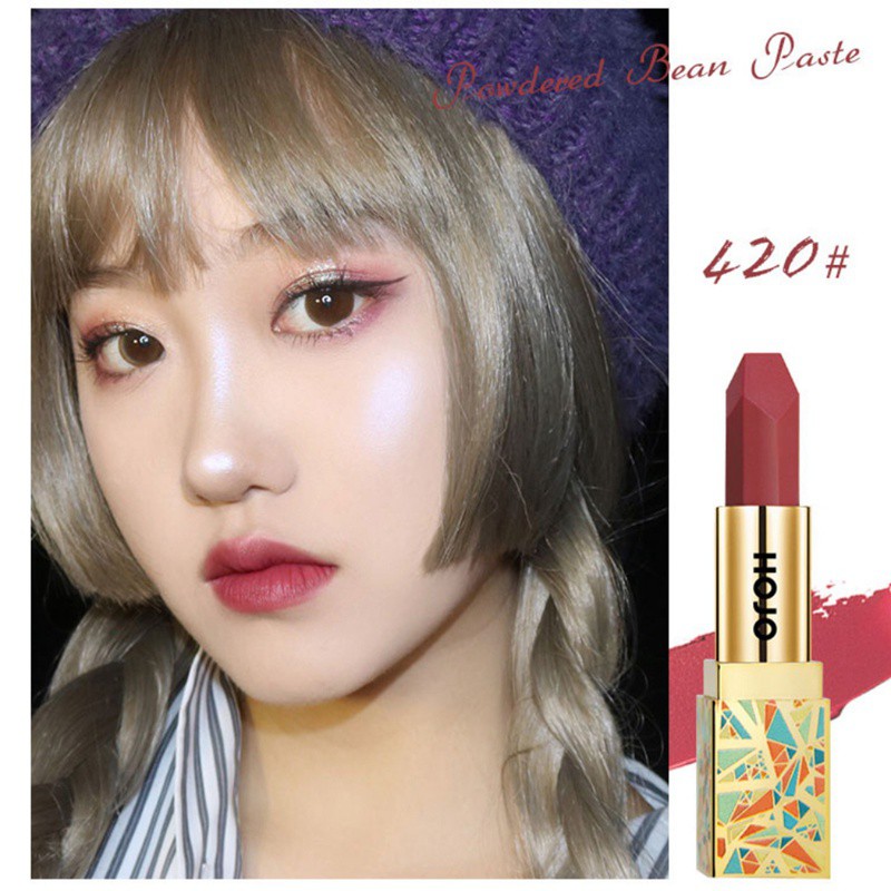 [Hàng mới về] Son lì HOJO dưỡng ẩm chống thấm nước chống dính lâu trôi | BigBuy360 - bigbuy360.vn