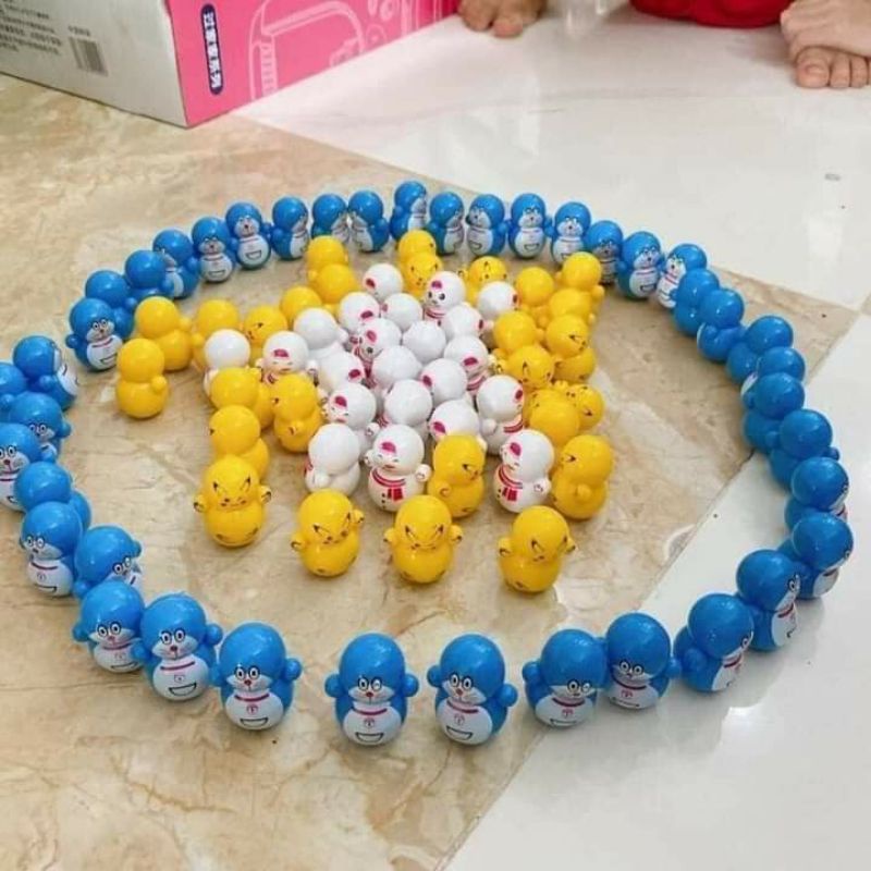 Combo 10 chú lật đật mini siêu dễ thương trong trò chơi con mực
