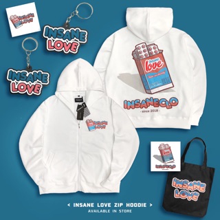 Áo Hoodie Zip Insane® Love