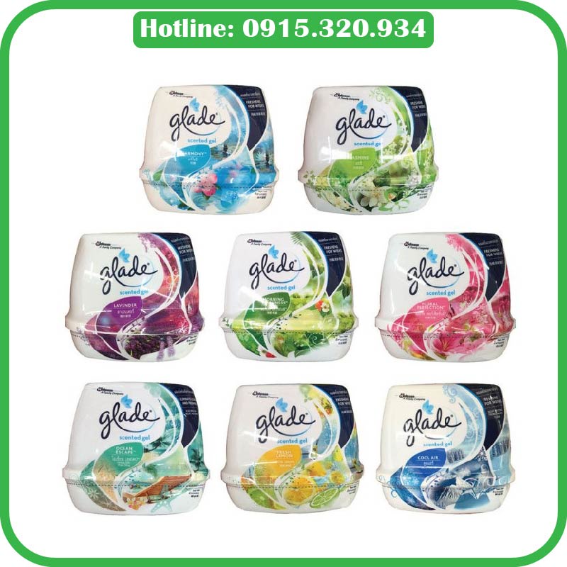 Sáp khử mùi Thơm phòng Glade 180g các mùi