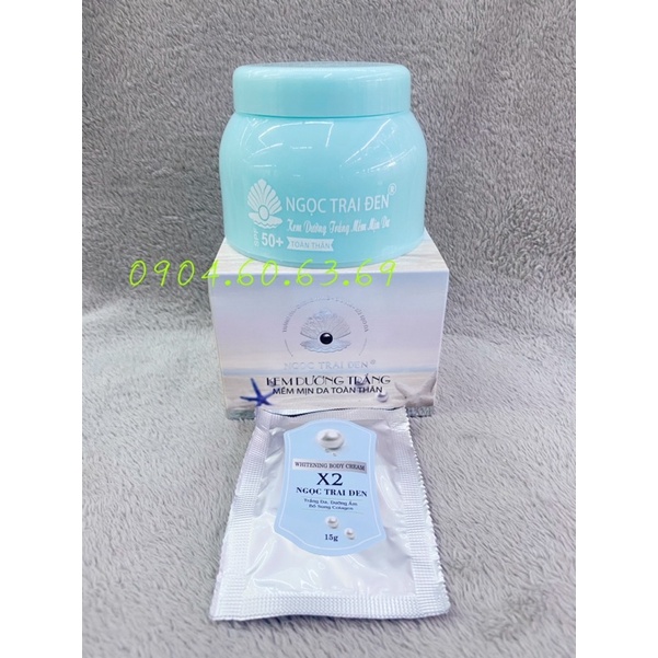 Kem Dưỡng Trắng Da Toàn Thân Mềm Mịn Body NGỌC TRAI ĐEN 200g