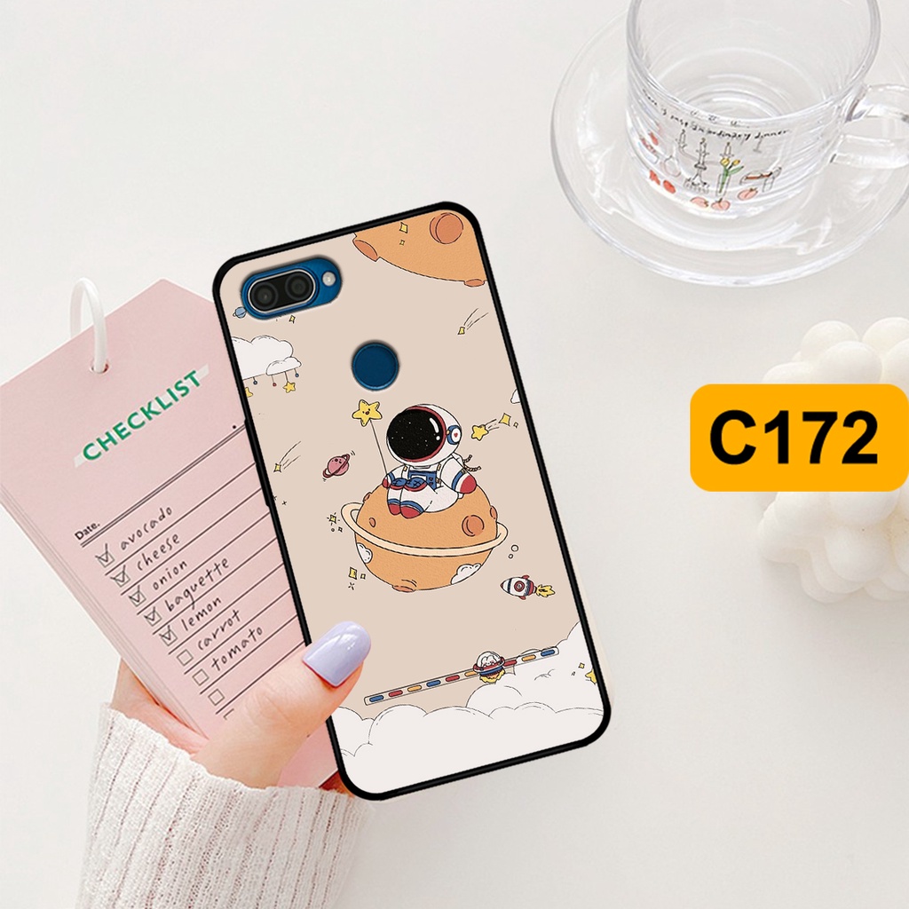 Ốp Oppo A5s / A7 / F9 / A12 in hình astronaut, phi hành gia vũ trụ hottrend, độc đáo, cá tính.