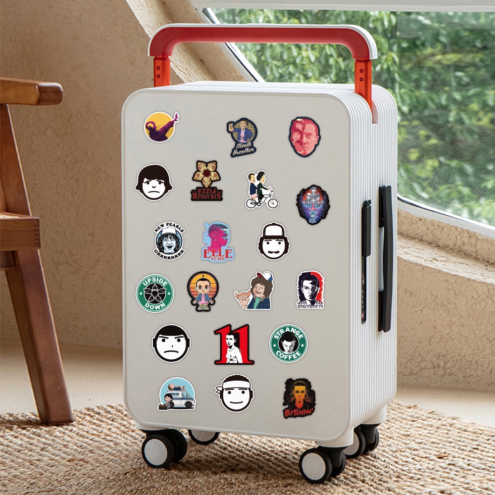 Set 200/150/100/50 Nhãn Dán Graffiti Stranger Things 4 TV Show Trang Trí Đa Năng