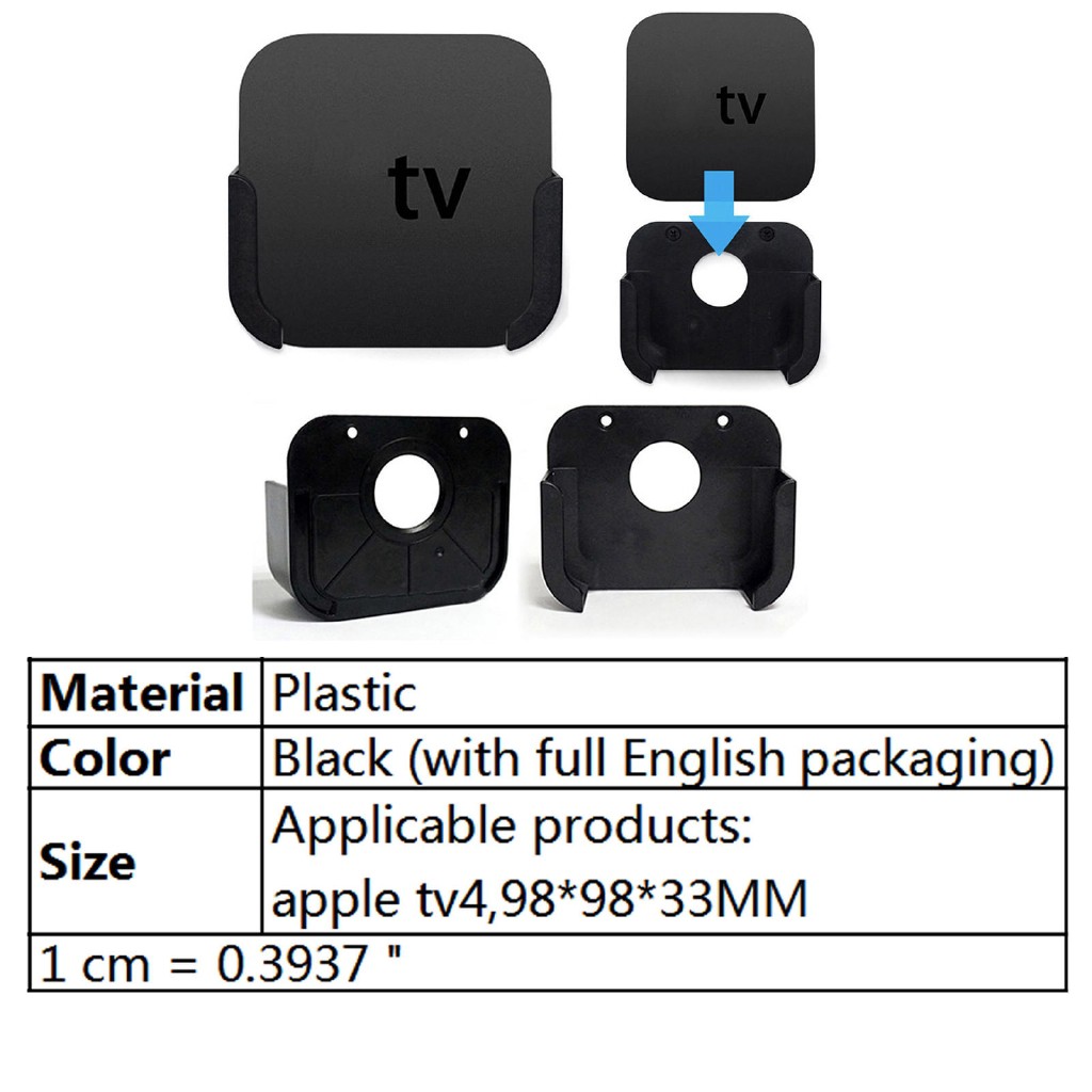 Giá đỡ TV Box gắn tường cho Apple TV 4 4th gen Media Player