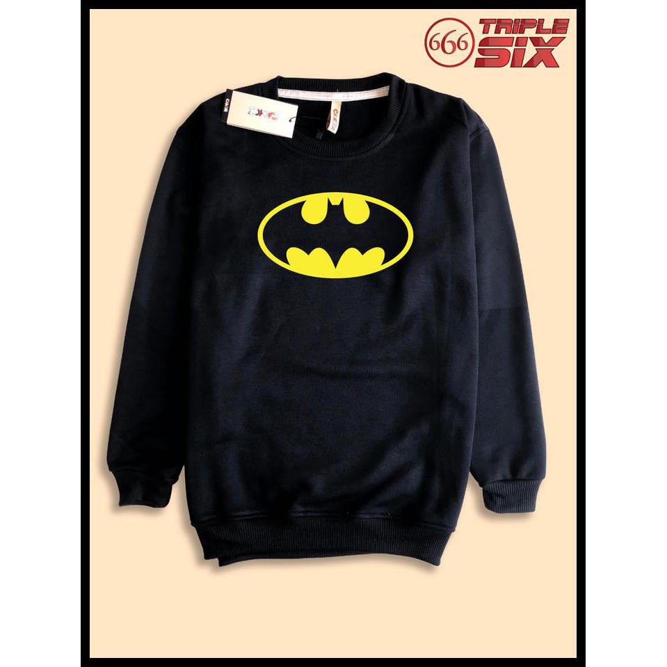Áo Sweater In LOGO Batman Kiểu Cổ Điển Cá Tính | BigBuy360 - bigbuy360.vn