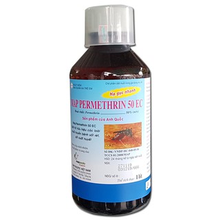 THUỐC DIỆT MUỖI, CÔN TRÙNG PERMETHRIN 50EC 1L