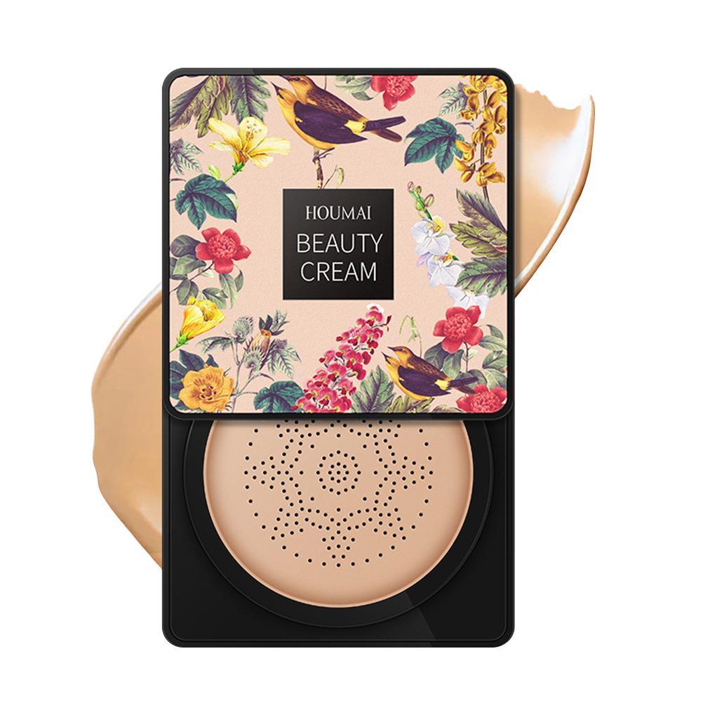 (Hàng Mới Về) Kem Bb Air Cushion Che Khuyết Điểm Có Mút Đầu Nấm Thời Trang