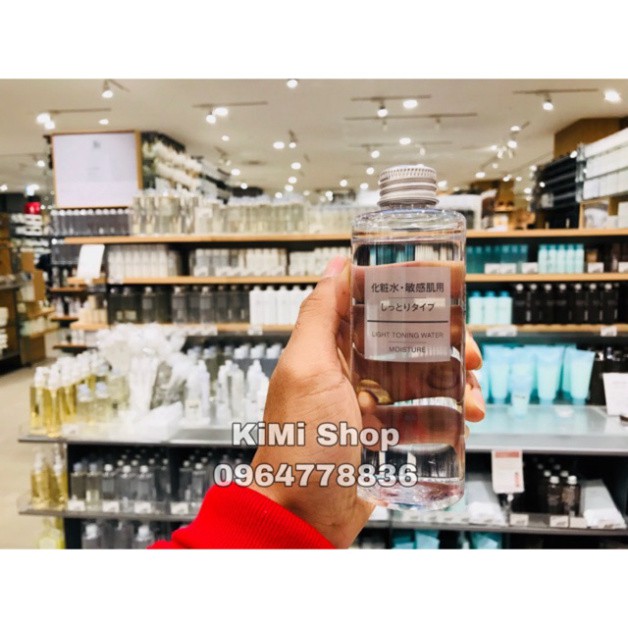 Nước hoa hồng Muji Light Toning Water High Moisture/moisture/light 200ml