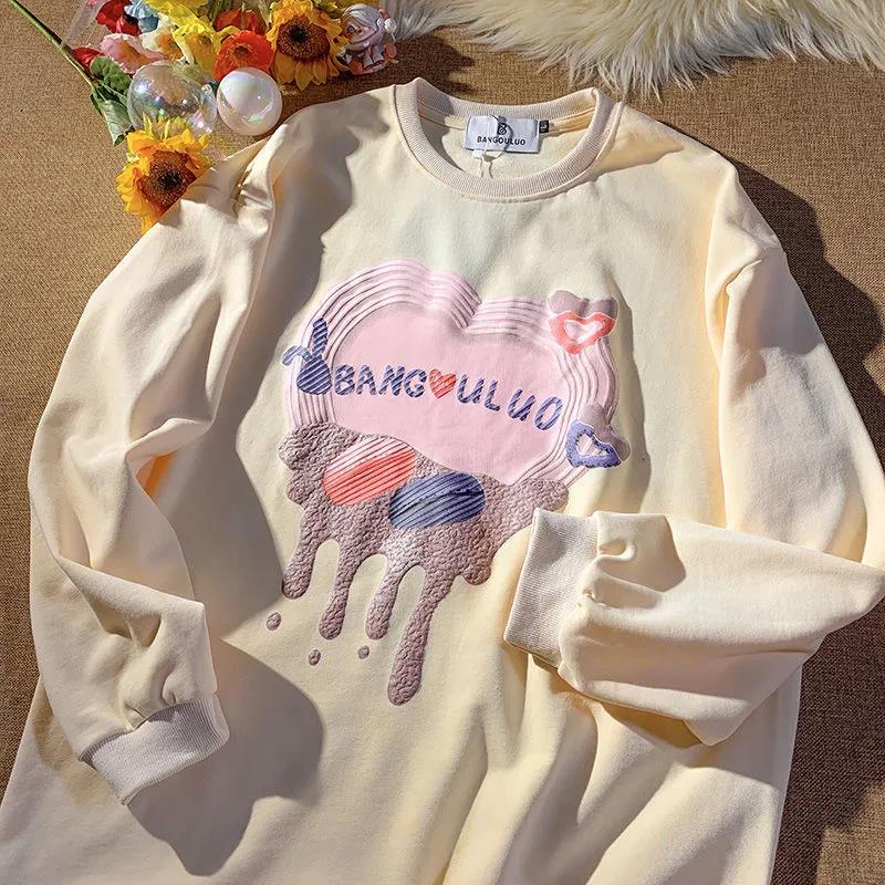 NRVP Áo Thun Nữ Dài Tay Cổ Tròn Thời Trang Hàn