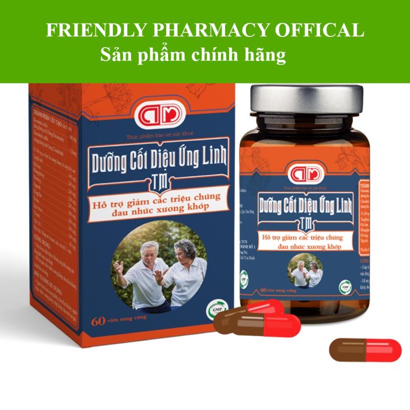 DƯỠNG CỐT DIỆU ỨNG LINH TM – Tái tạo chất nhờn ổ khớp, tăng khả năng vận động của khớp, giảm đau xương khớp (60 viên)
