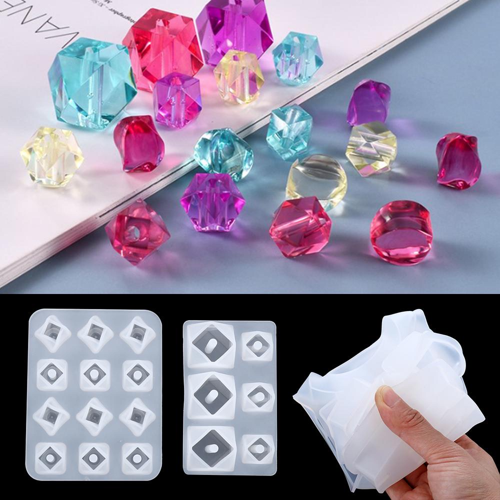 Khuôn Silicone Tạo Hình Hạt Cườm 3D Làm Trang Sức DIY