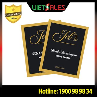 Dầu Gội Phủ Bạc JEB'S Gội Là Đen [Hộp 10 gói]
