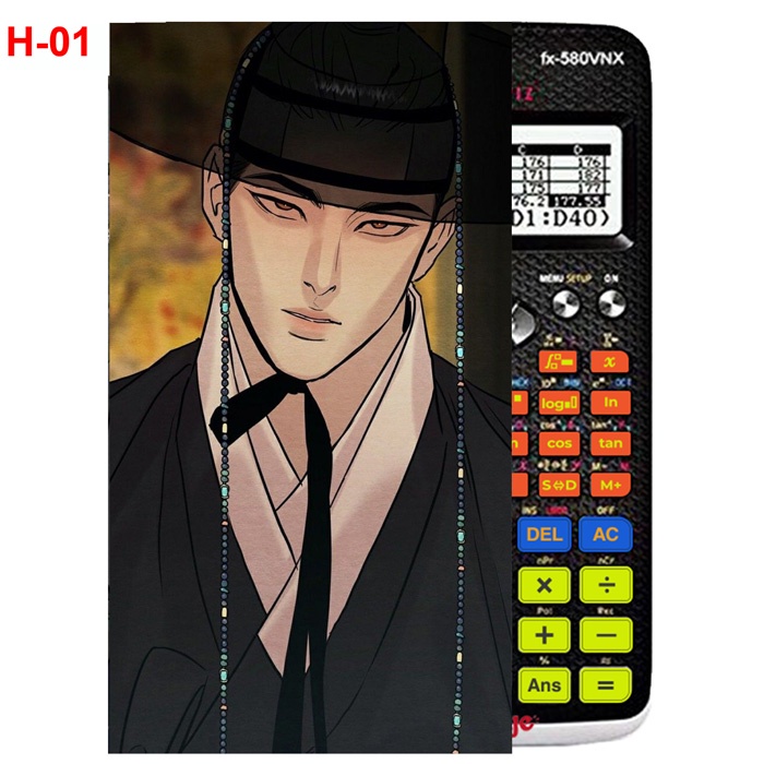 Decal Máy tính CASIO fx570, fx580...anime Dạ Ký -painter of the night