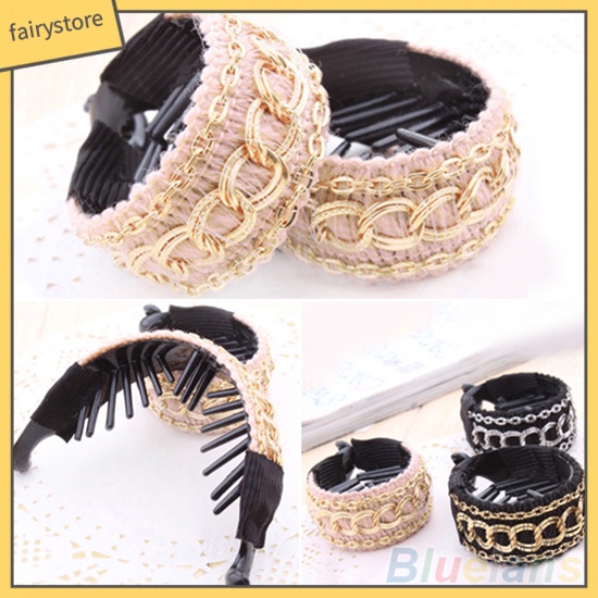 Kẹp tóc dây xích thời trang nữ tính