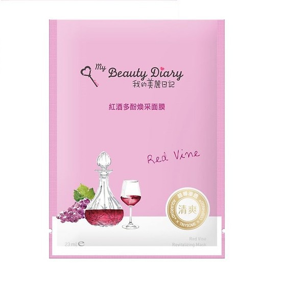 HCM HỎA TỐC [CHÍNH HÃNG] Mặt nạ My Beauty Diary vang đỏ – My Beauty Diary Red Vine Revitalizing