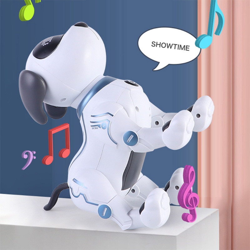 Đồ chơi chú chó robot nhảy múa điều khiển từ xa thông minh