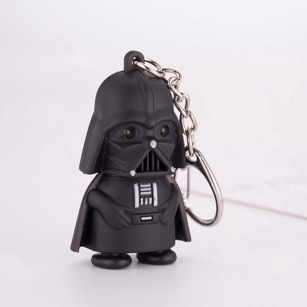 Móc khoá hình nhân vật Darth Vader phim Star War phối đèn LED độc đáo
