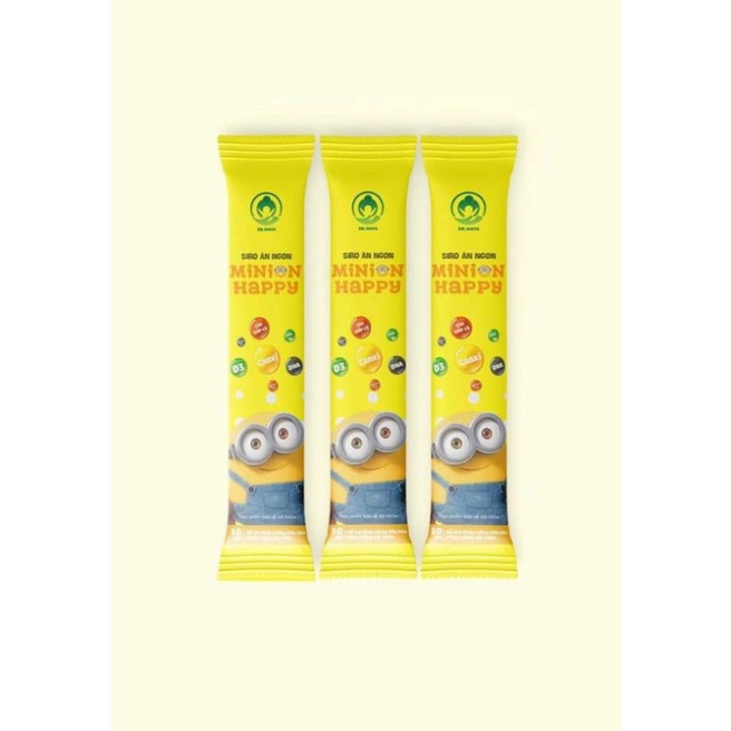 Siro ăn ngon MINION Happy 30 gói - 10ml/gói - Tốt nhất cho bé