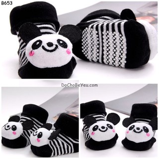 Vớ cho bé sơ sinh hình thú 3D (Set 2 đôi)