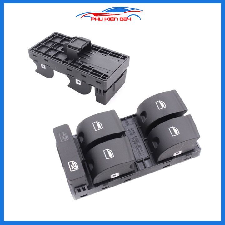 Công tắc nâng hạ kính tổng Audi A4 B6, A4 B7 2004-2007 mã 8E0959851B