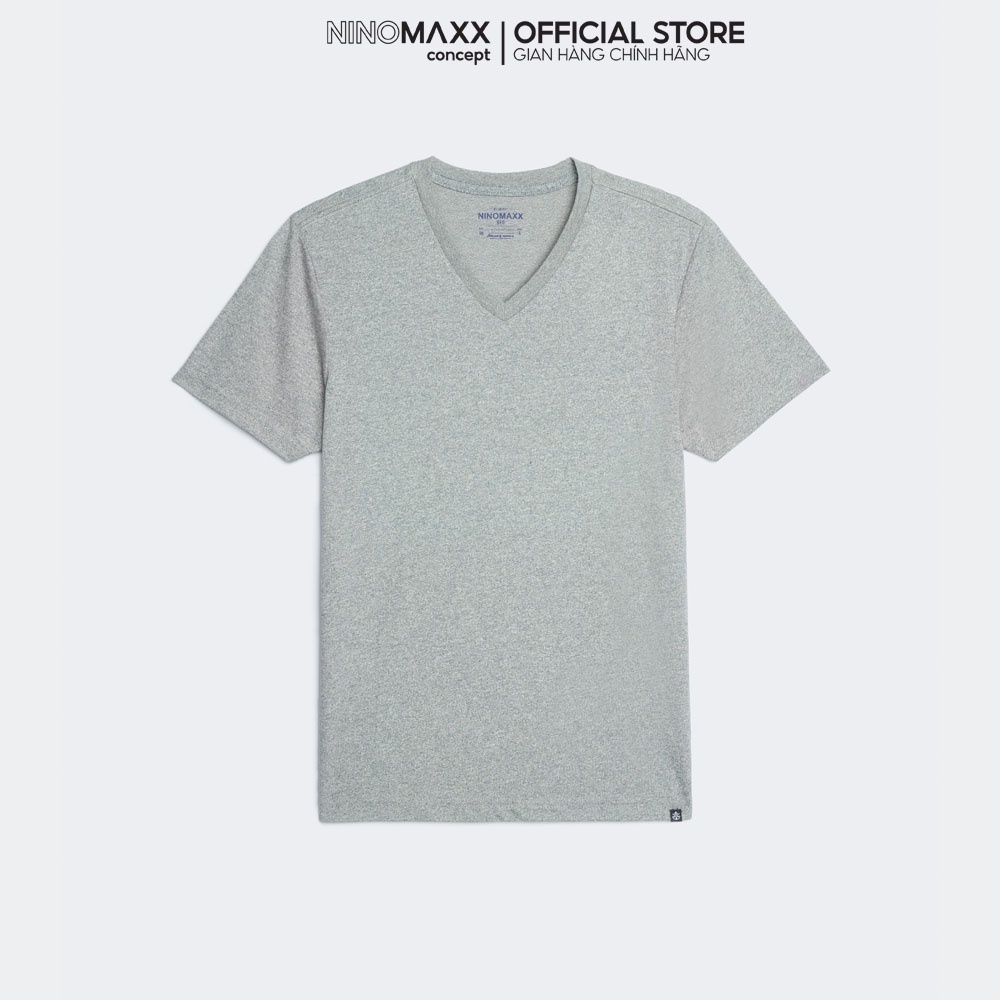 N&amp;M Áo thun Basic Nam tay ngắn cổ tim nhiều màu 1807002