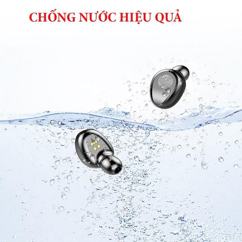 Tai Nghe Bluetooth Không Dây F9 Hàng Chính Hãng Bản Hàn Quốc Chất Lượng Cao Âm Thanh Cực Đỉnh Kháng Nước Khử Ồn Cách Âm