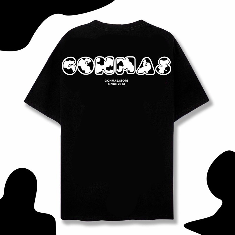 Áo phông bò sữa Tee plus BLACK - Collection 1