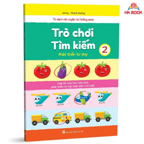 Sách - Trò Chơi Tìm Kiếm - Phát triển tư duy cho trẻ 2 - 6 tuổi - Quyển 2 (1 cuốn)